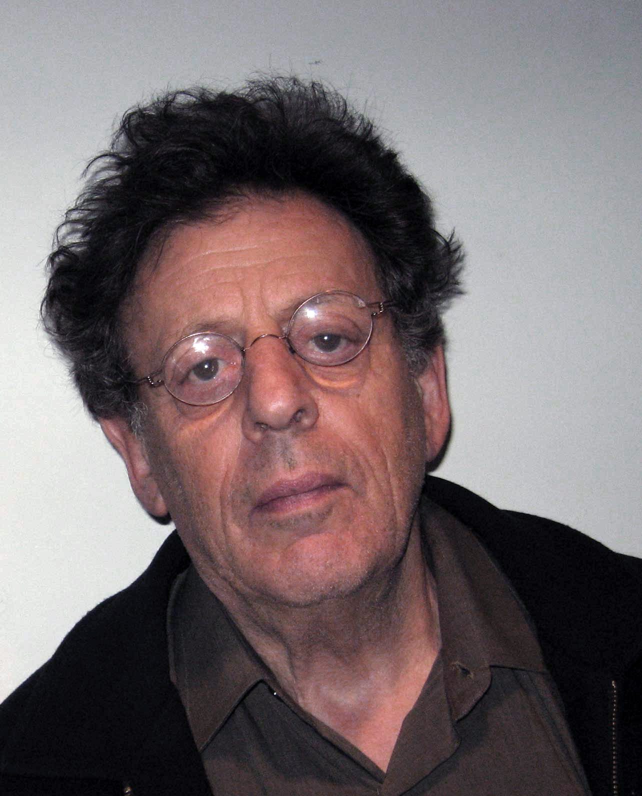 Philip Glass in the WNYC studios in New York in December 2007
