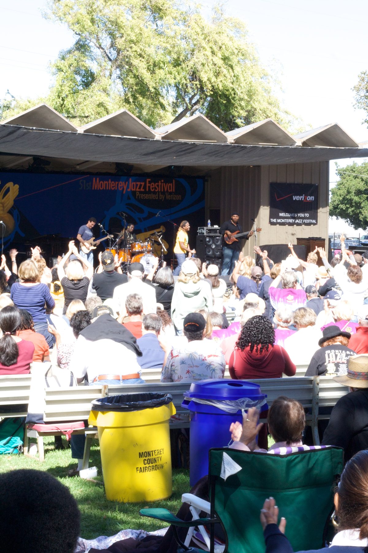 A grounds stage at the 51st Monterey Jazz Festival, 20 September 2008