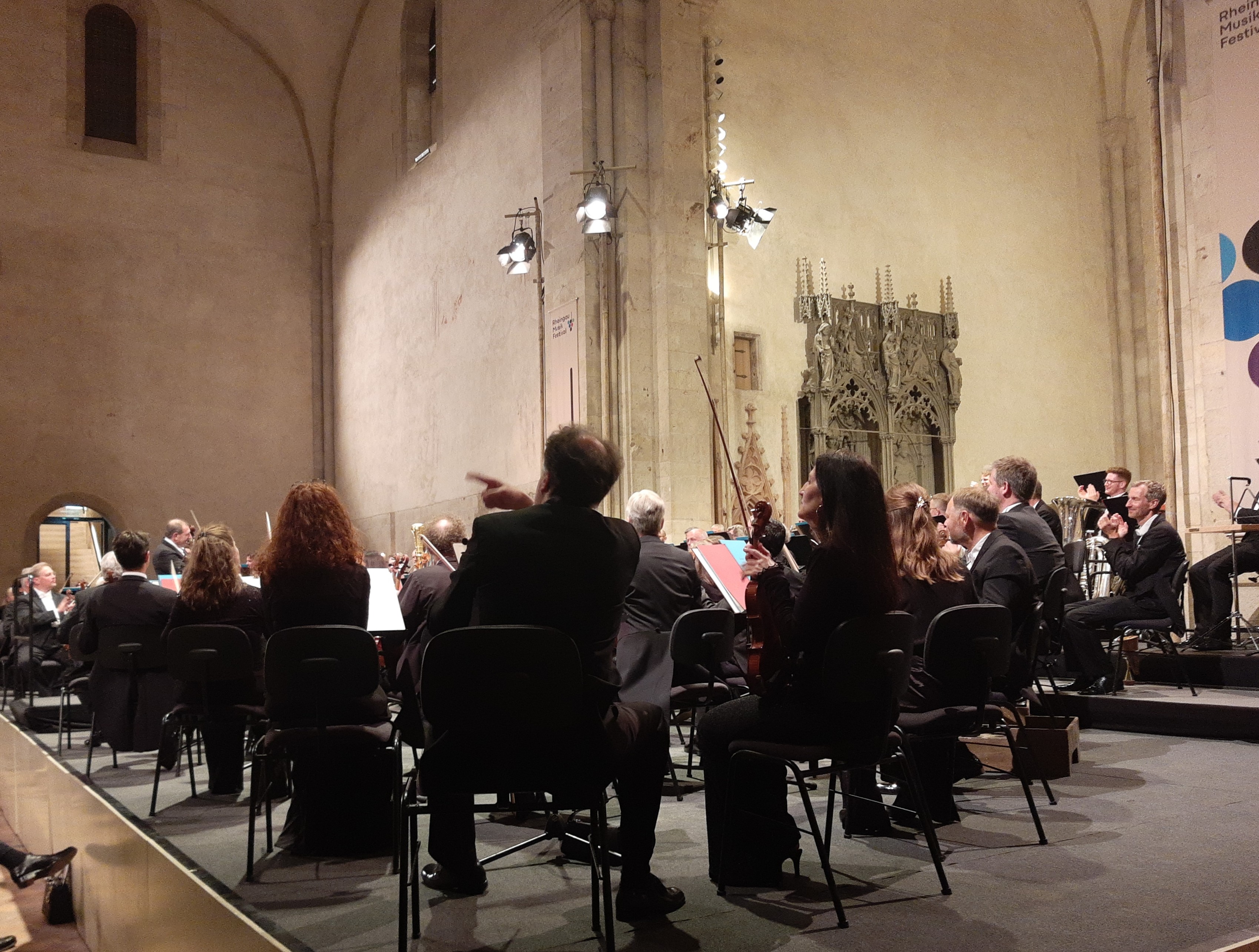 The Staatskapelle Dresden playing Mahler at Eberbach Abbey for the Rheingau Musik Festival in September 2025