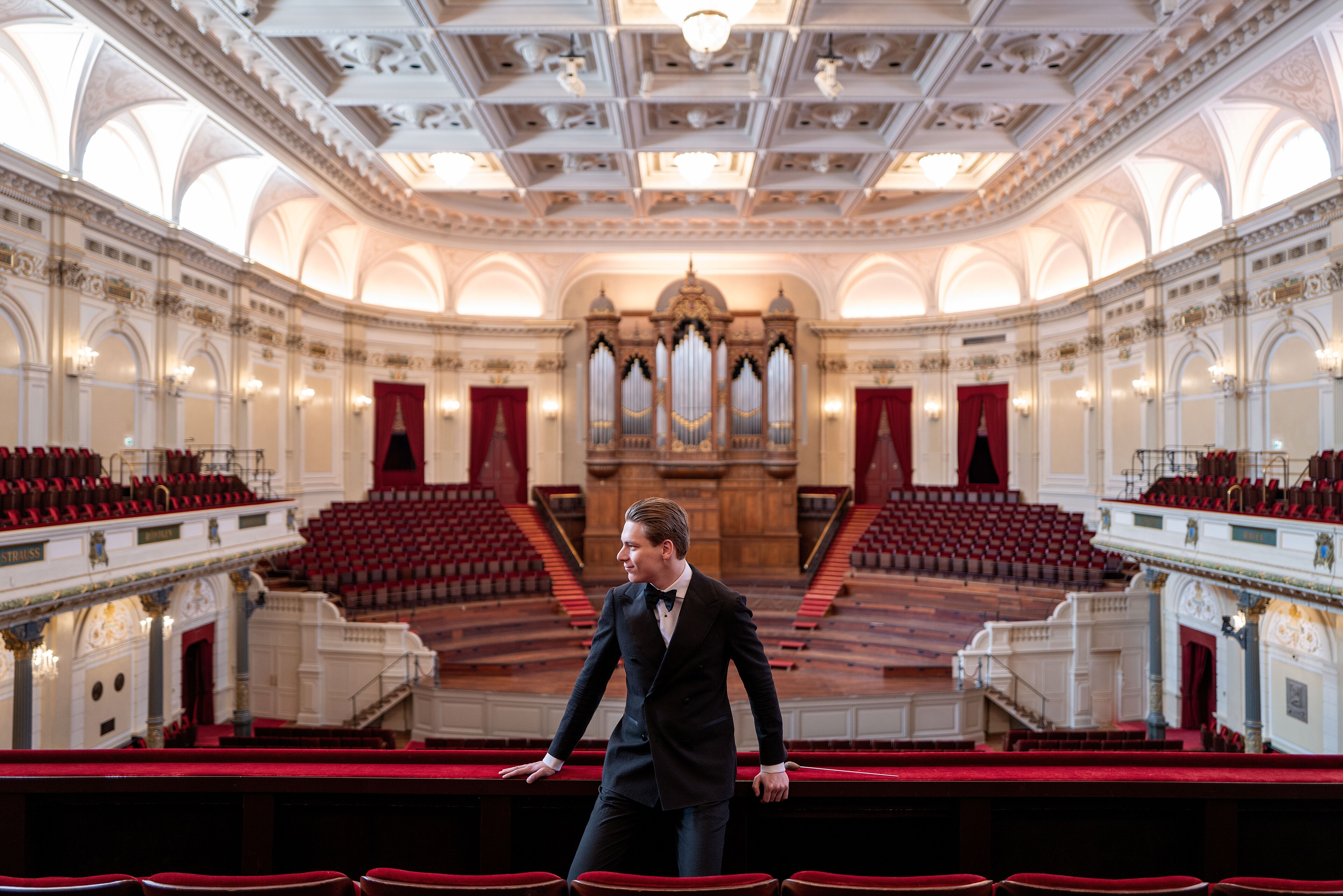 Klaus Makela, who opened his final season as music director of the Orchestre de Paris