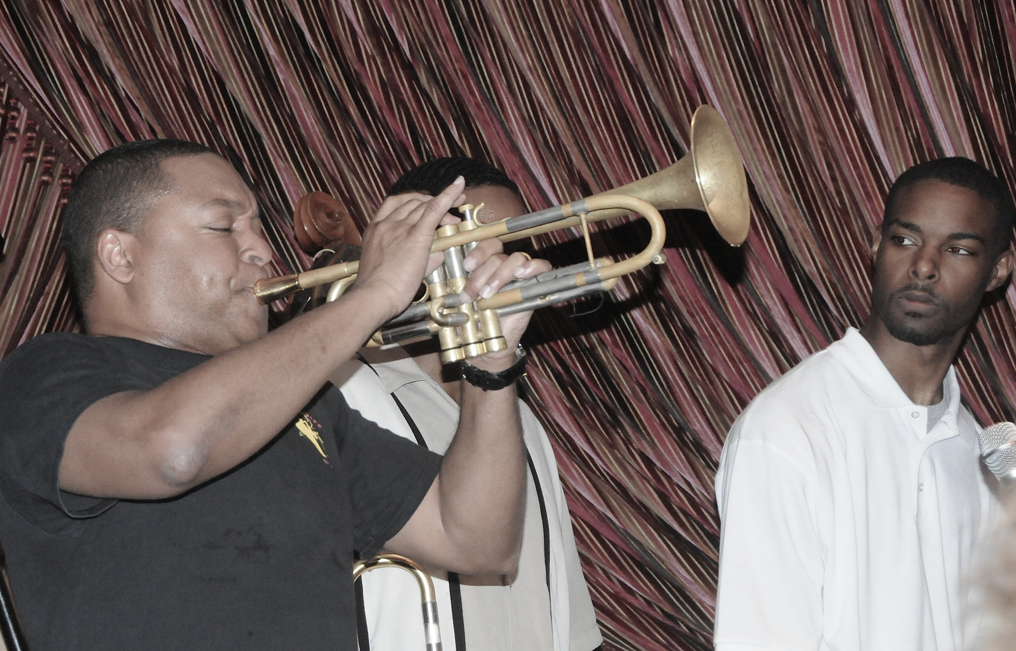 Wynton Marsalis playing in New Orleans